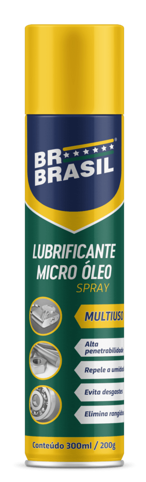 Utilizado em locais que necessitam de alto poder de lubrificação. Seu jato de alta pressão permite a lubrificação nos locais de difícil acesso e a grande capacidade de penetração do micro óleo permite entrar em pequenas folgas e frestas, engrenagens e sistemas mecânicos. Seu alto poder de lubrificação e penetração ajuda a formar uma película protetora, reduzindo os desgastes e atrito entre as peças, prolongando a vida útil e garantindo o bom funcionamento dos sistemas mecânicos. Elimina ruídos, rangidos e protege contra a corrosão.